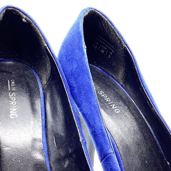 Call It Spring Royal Blue Heels - Picture 6 of 6